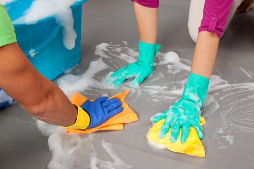 Commercial carpet maintenance in a Tooting workplace