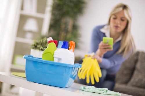 Steam cleaning curtains to restore freshness